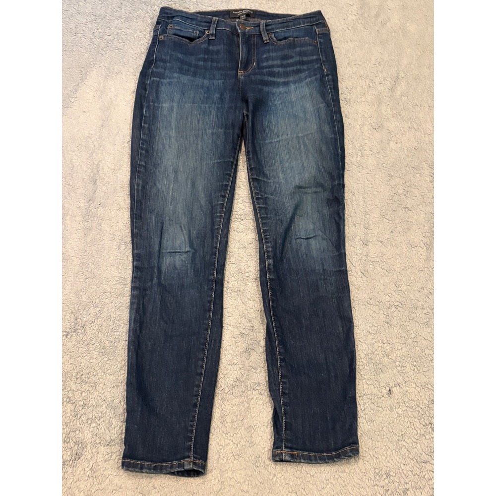 Banana Republic Curvy Skinny Jeans Dark Wash Indigo Denim Size 26/2 28x28